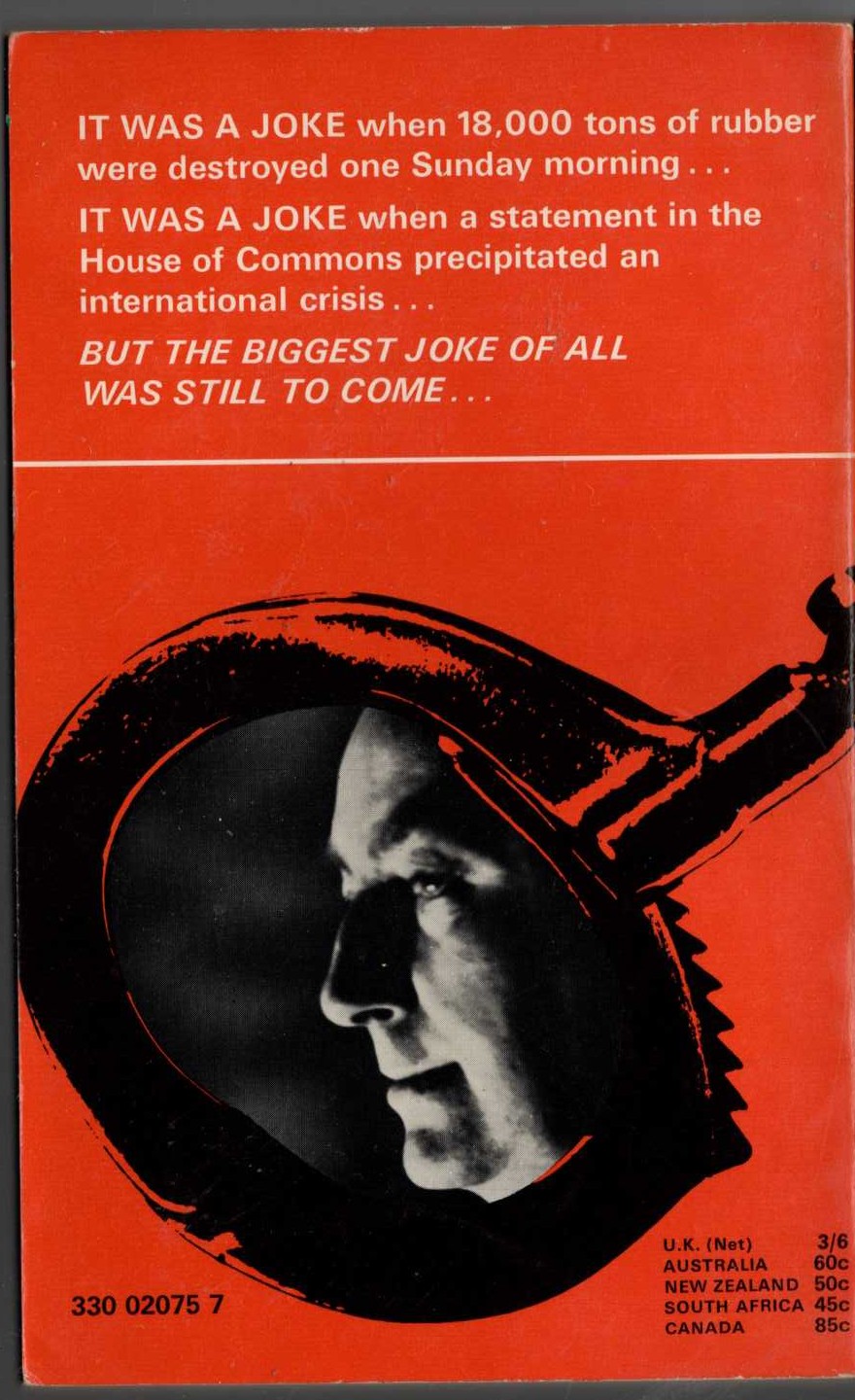 Edgar Wallace  THE JOKER magnified rear book cover image