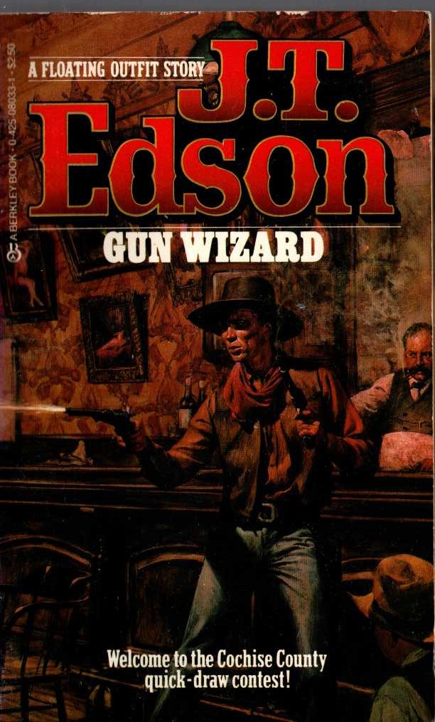 J.T. Edson  GUN WIZARD front book cover image