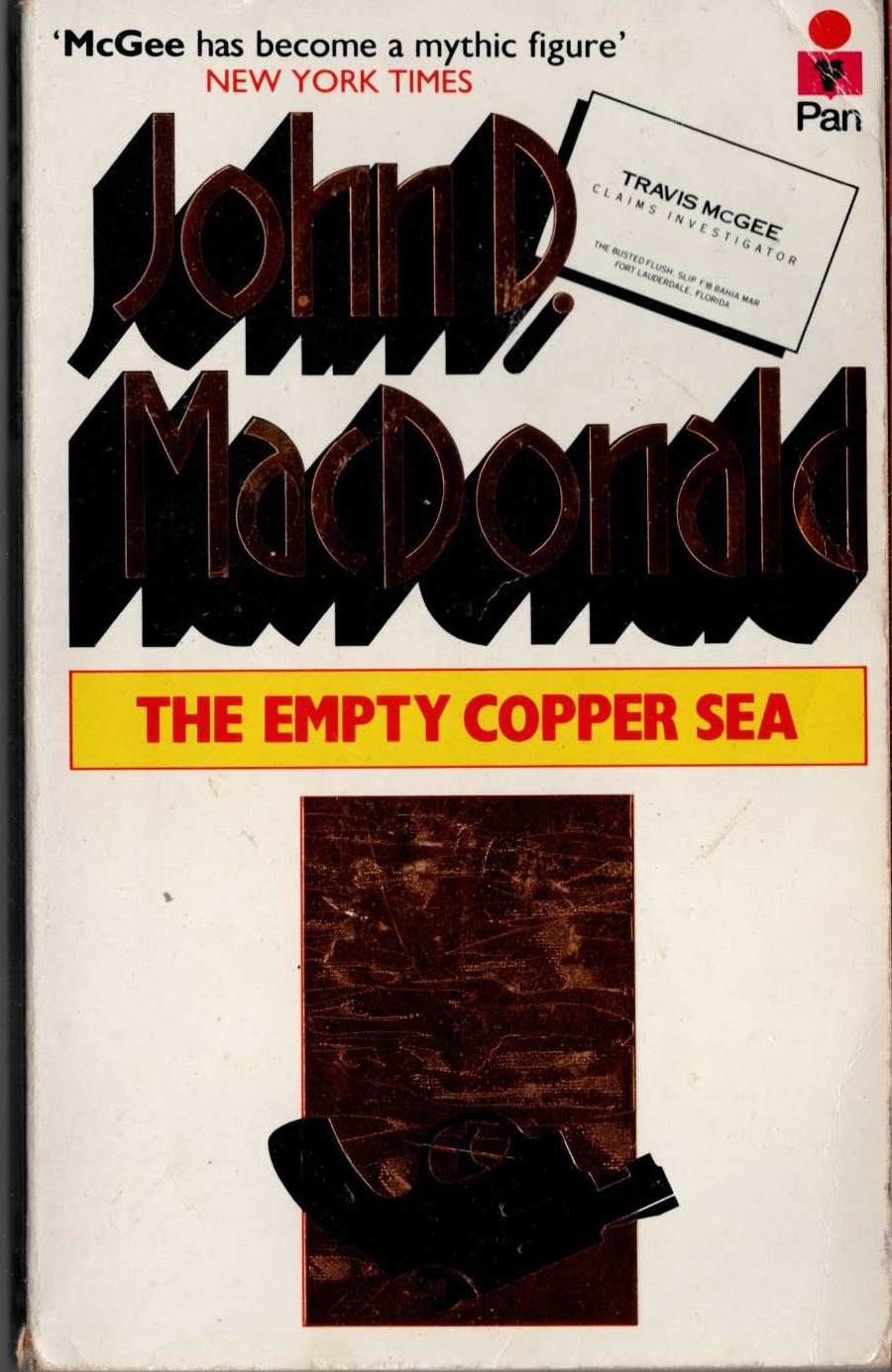 John D. MacDonald  THE EMPTY COPPER SEA front book cover image