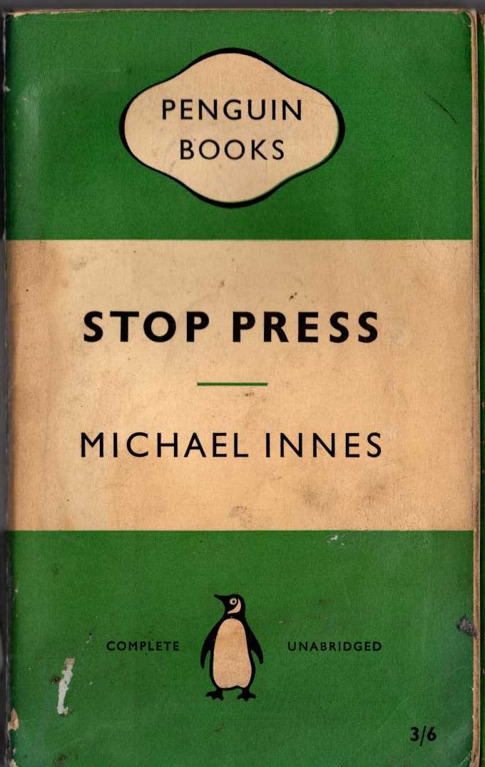 Michael Innes  STOP PRESS front book cover image