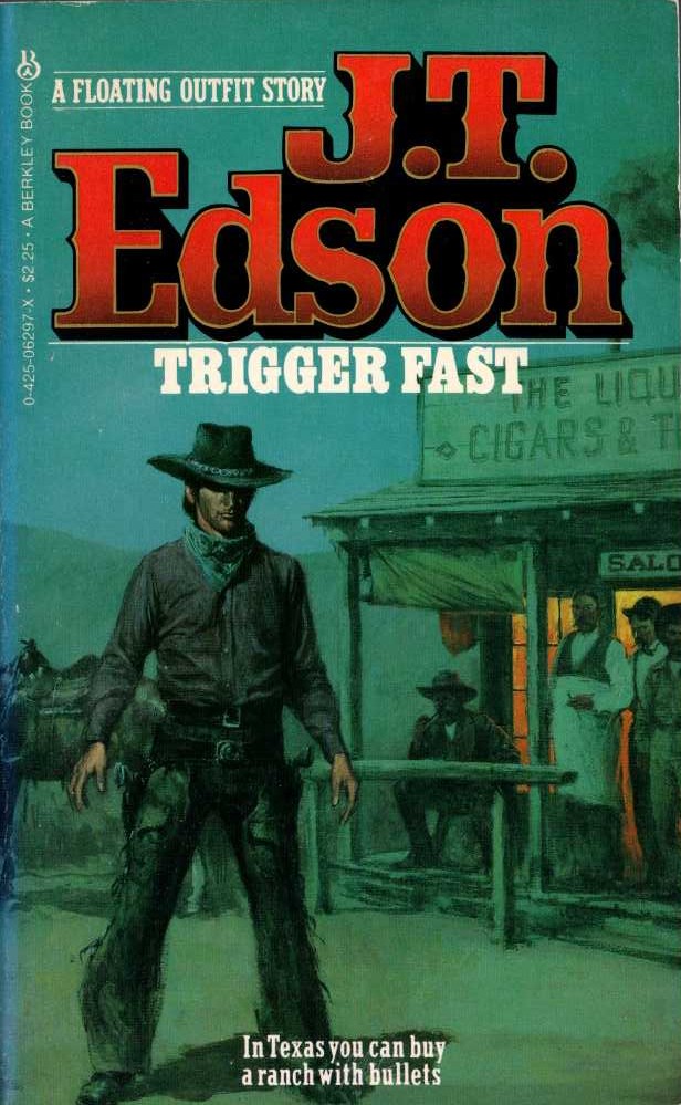 J.T. Edson  TRIGGER FAST front book cover image