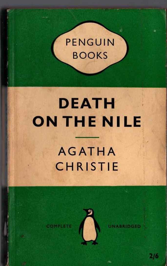 Agatha Christie  DEATH ON THE NILE front book cover image