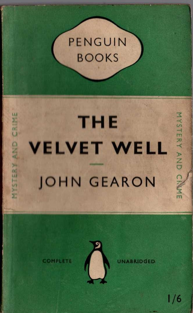 John Gearon  THE VELVET WELL front book cover image