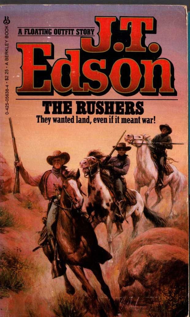 J.T. Edson  THE RUSHERS front book cover image