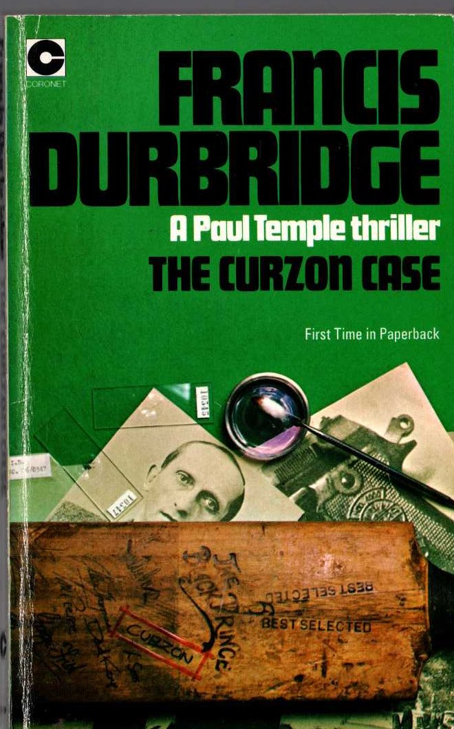 Francis Durbridge  THE CURZON CASE front book cover image
