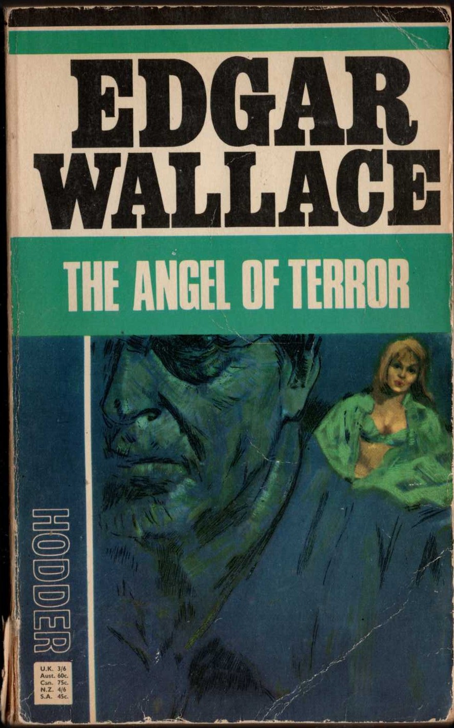 Edgar Wallace  THE ANGEL OF TERROR front book cover image