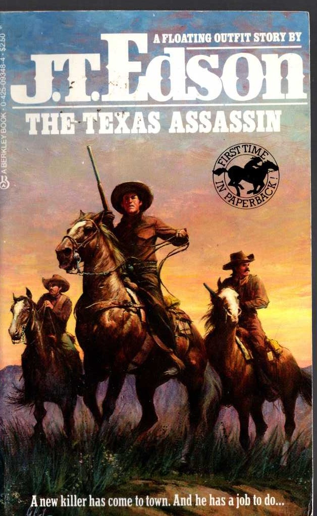 J.T. Edson  THE TEXAS ASSASSIN [U.K. title: BEGUINAGE] front book cover image