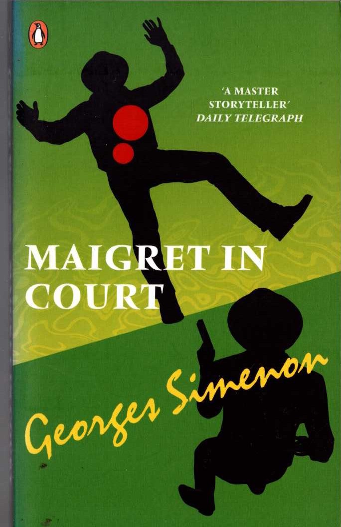 Georges Simenon  MAIGRET IN COURT front book cover image