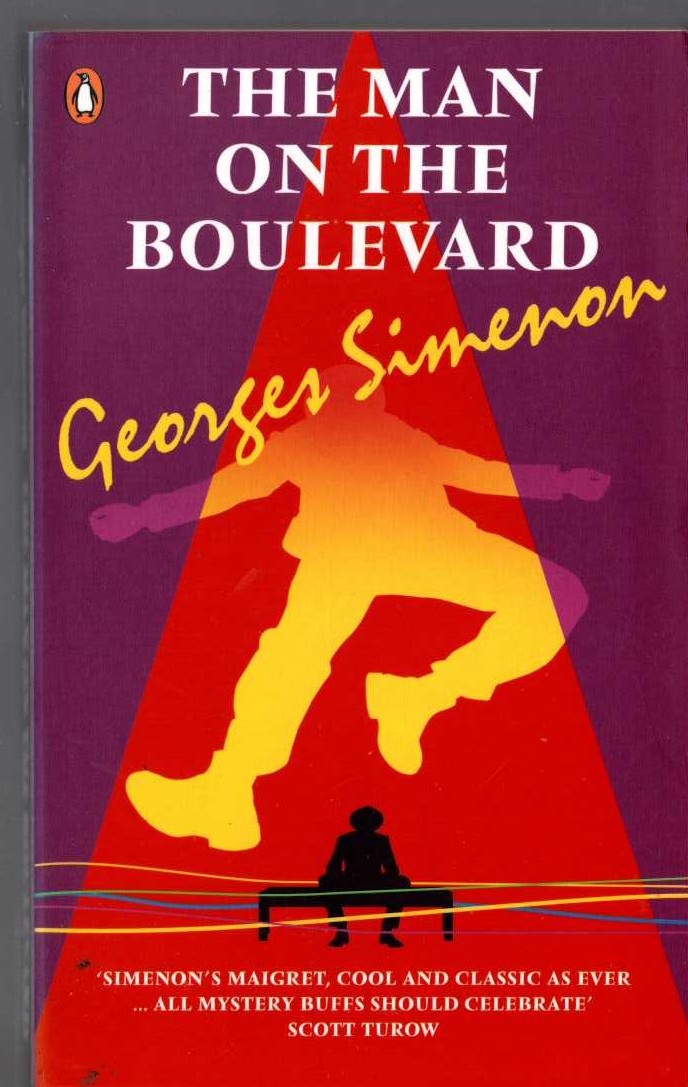 Georges Simenon  THE MAN ON THE BOULEVARD front book cover image