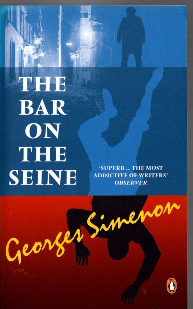 Georges Simenon  THE BAR ON THE SEINE front book cover image