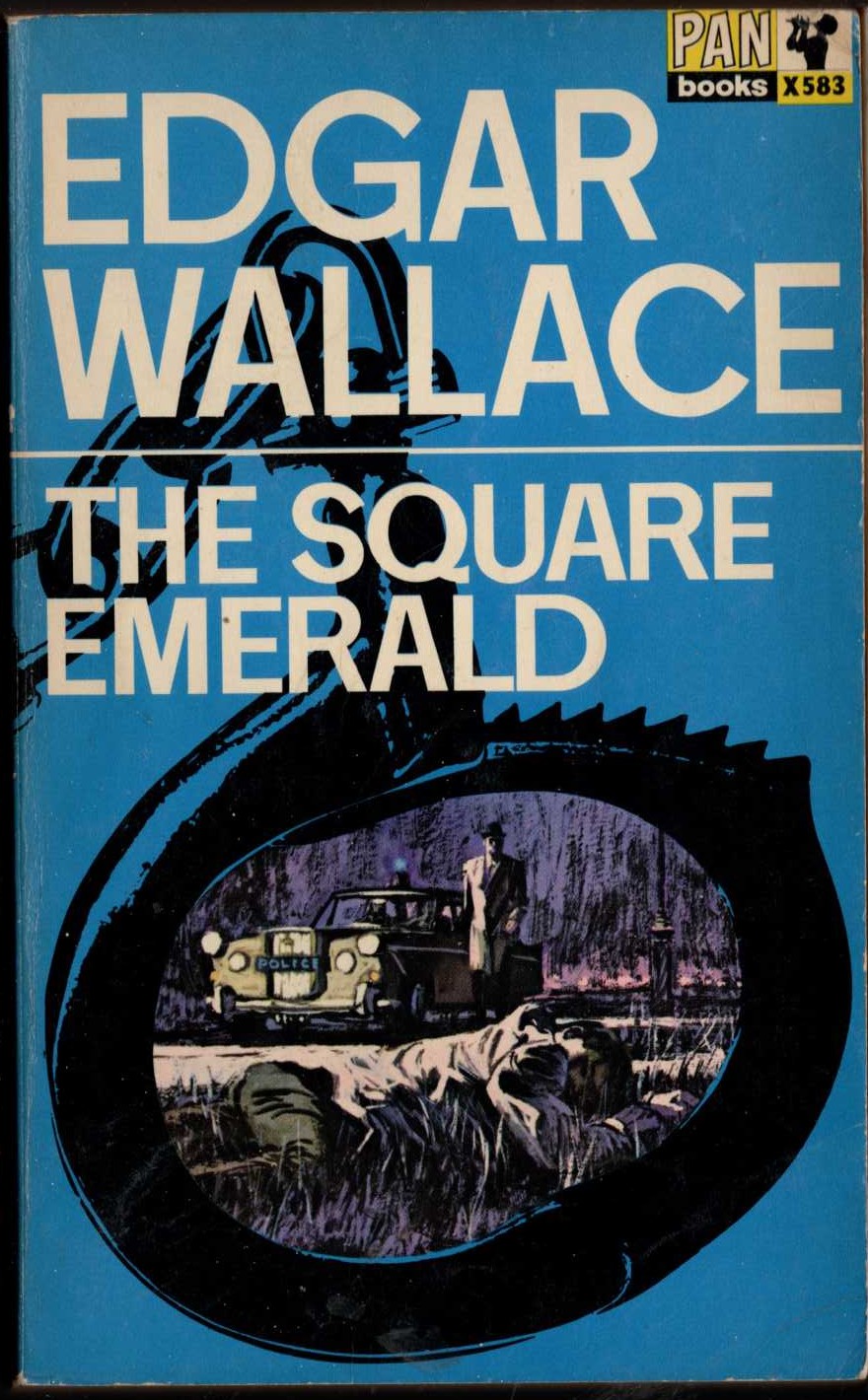 Edgar Wallace  THE SQUARE EMERALD front book cover image