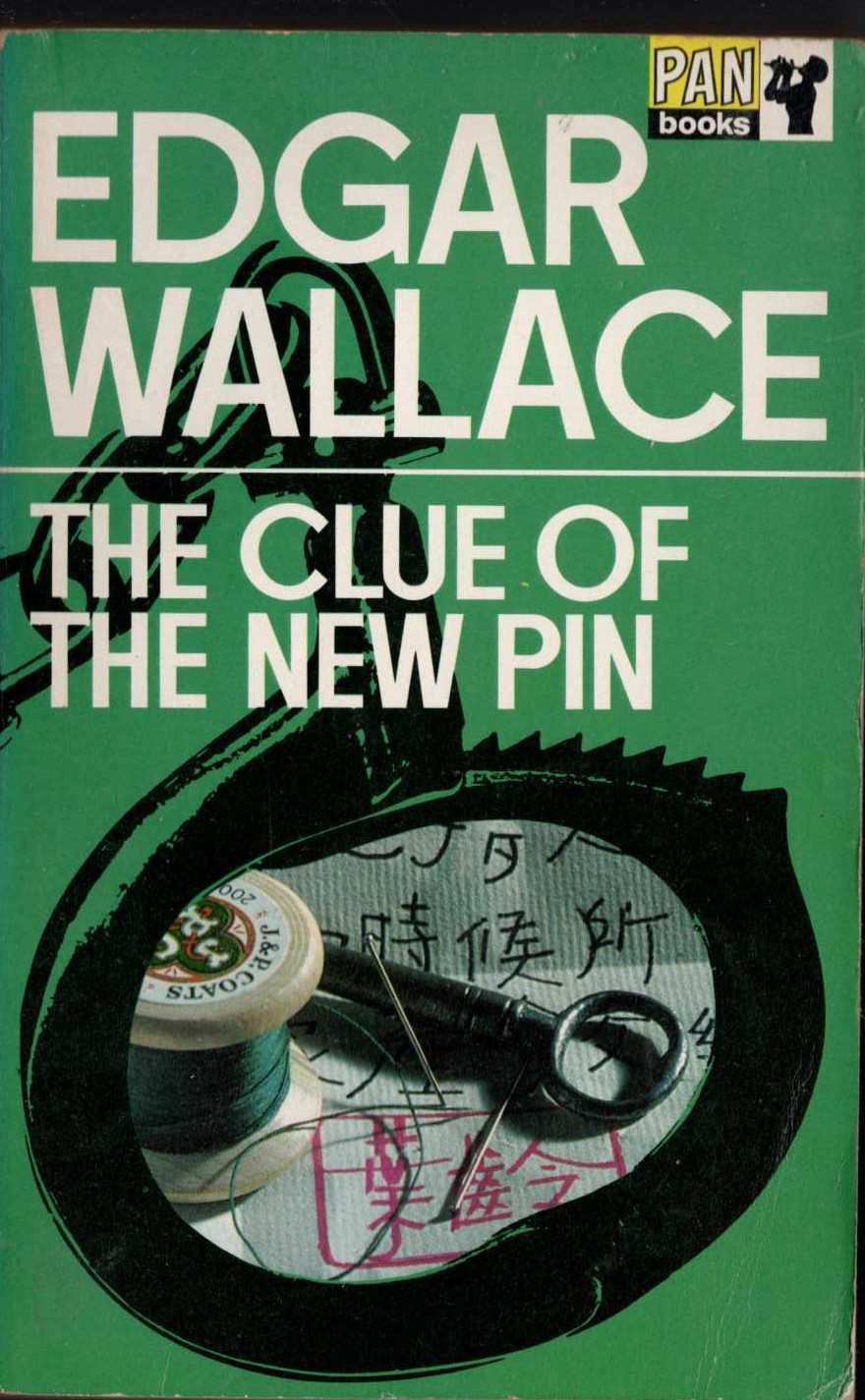 Edgar Wallace  THE CLUE OF THE NEW PIN front book cover image