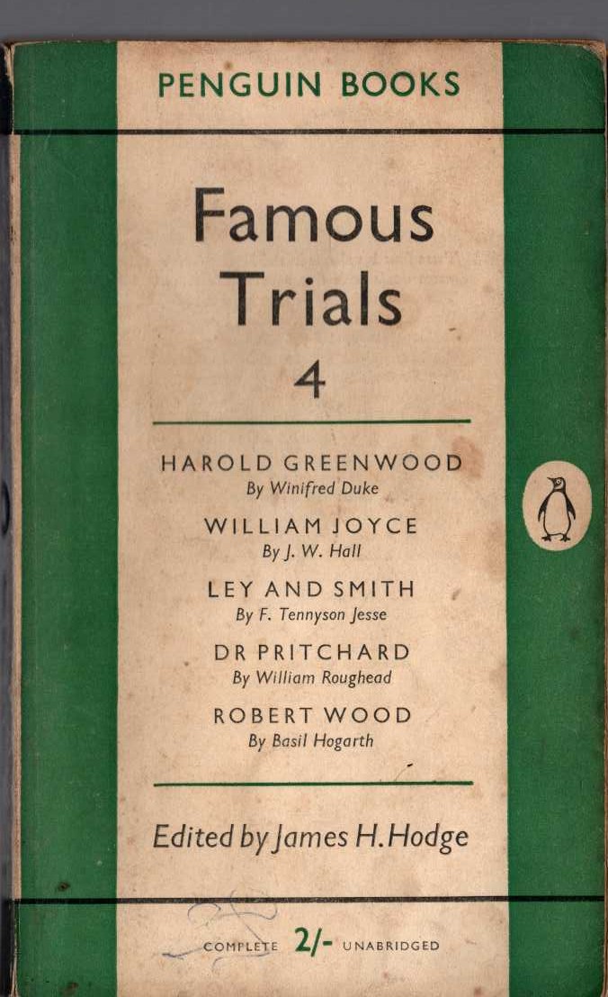 James H. Hodge (edits) FAMOUS TRIALS 4 front book cover image