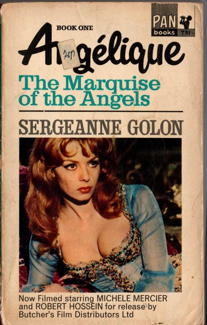 Sergeanne Golon  ANGELIQUE BOOK ONE: THE MARQUISE OF THE ANGELS front book cover image
