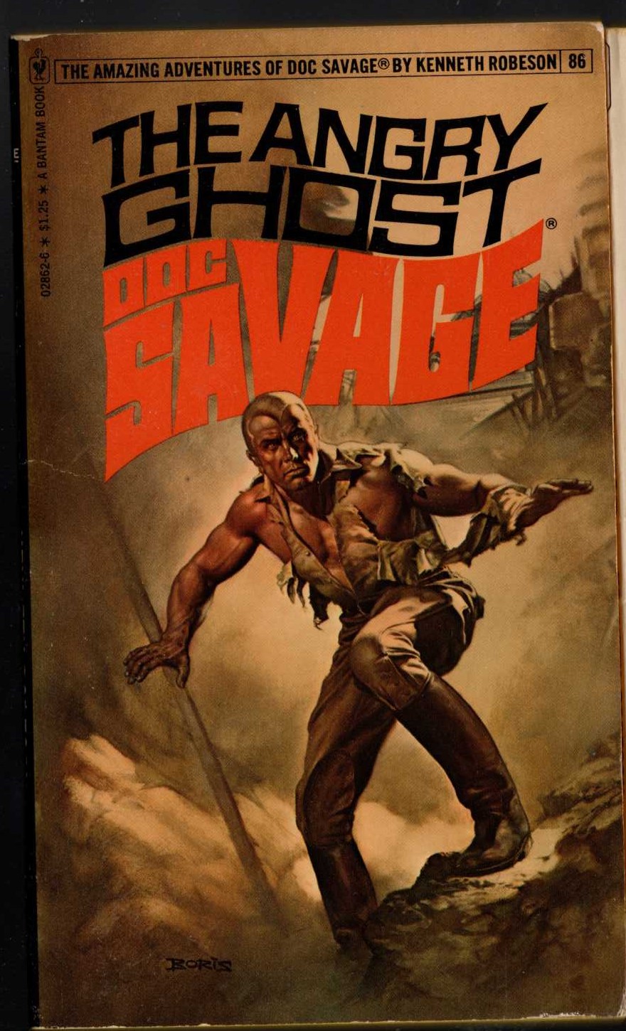 Kenneth Robeson  DOC SAVAGE: THE ANGRY GHOST front book cover image
