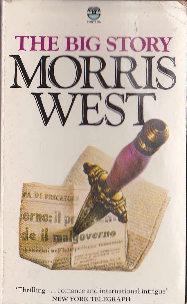 Morris West  THE BIG STORY front book cover image