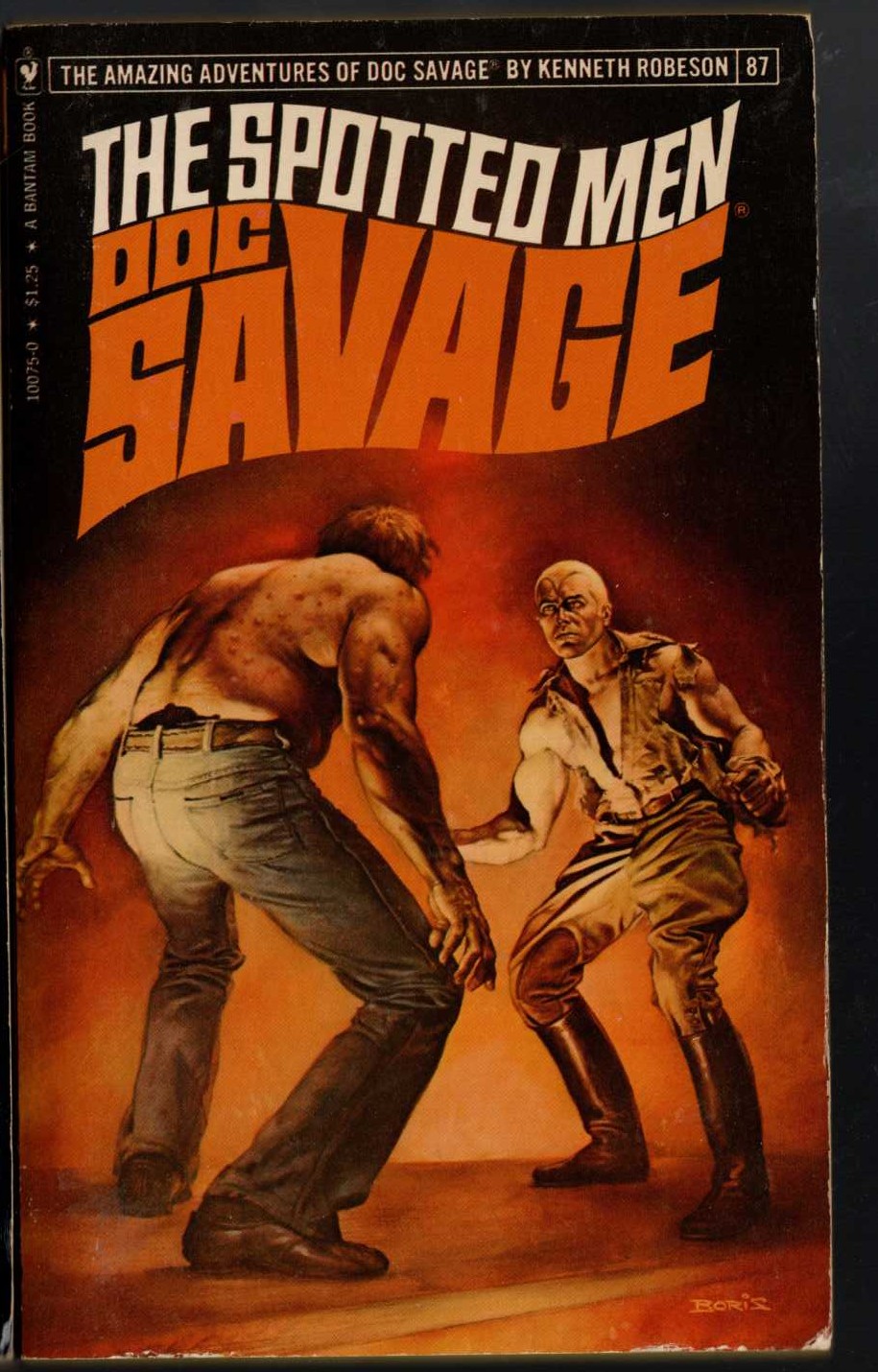 Kenneth Robeson  DOC SAVAGE: THE SPOTTED MEN front book cover image