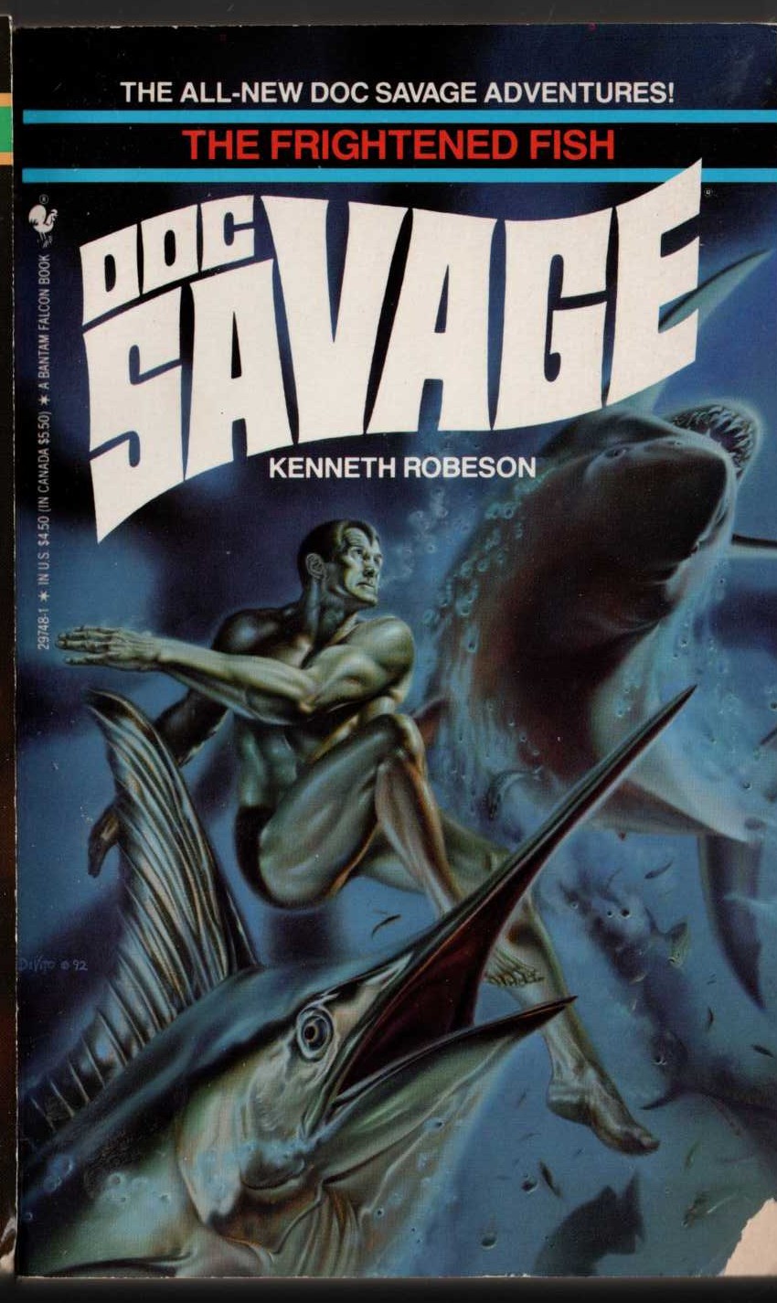 Kenneth Robeson  DOC SAVAGE: THE FRIGHTENED FISH front book cover image