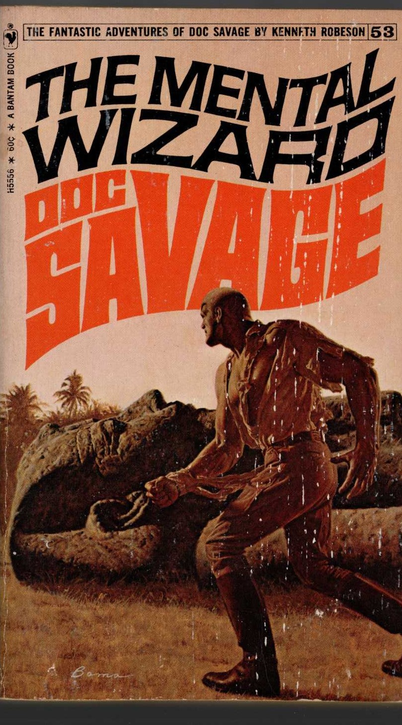 Kenneth Robeson  DOC SAVAGE: THE MENTAL WIZARD front book cover image