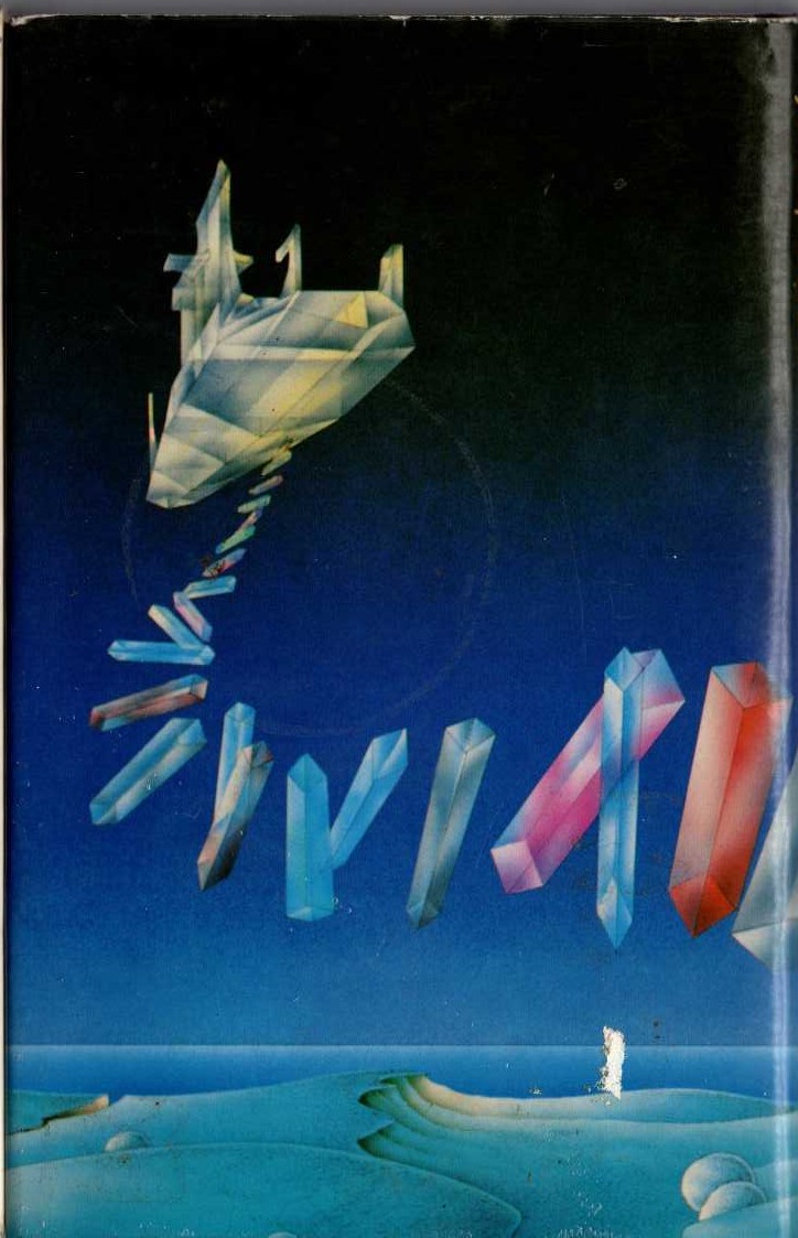 A CALLER FROM OVERSPACE magnified rear book cover image