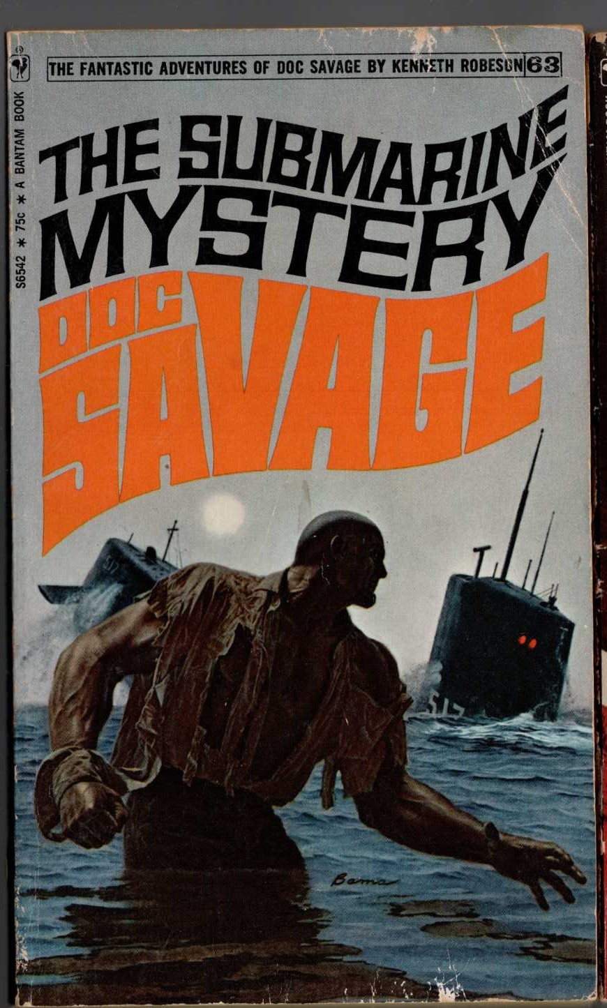 Kenneth Robeson  DOC SAVAGE: THE SUBMARINE MYSTERY front book cover image