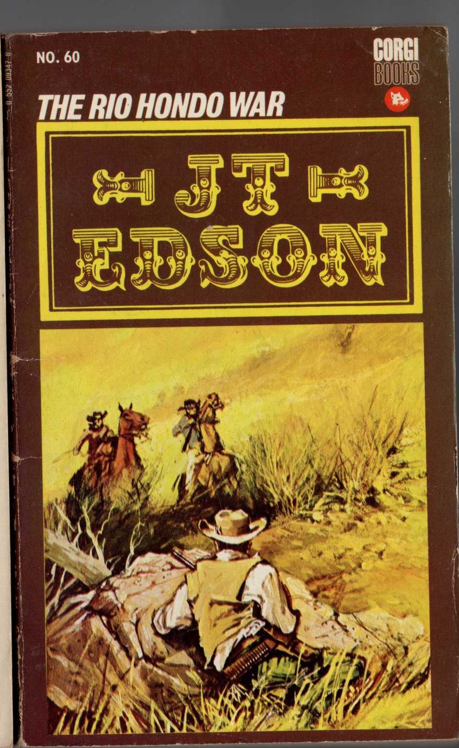 J.T. Edson  THE RIO HONDO WAR front book cover image
