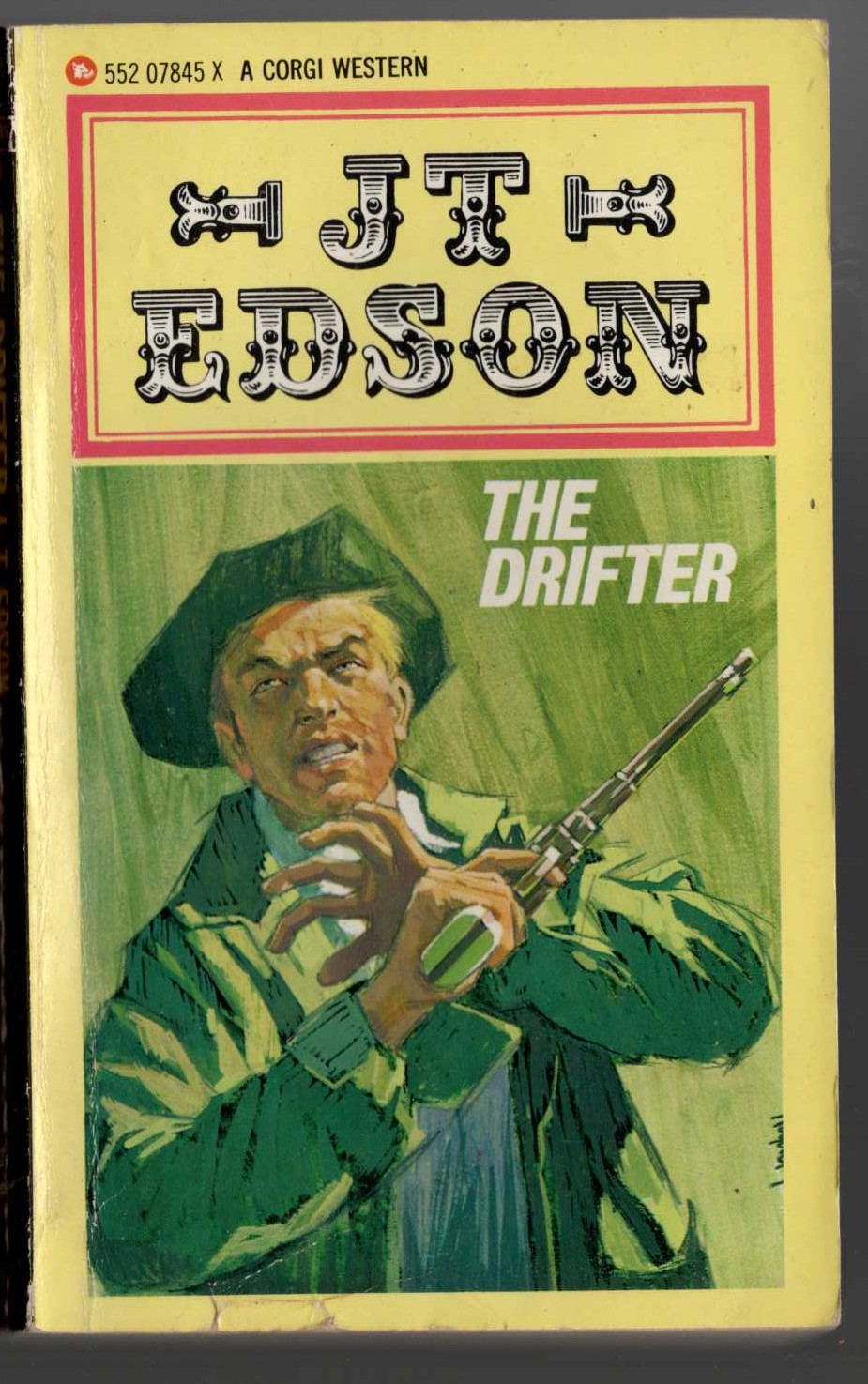 J.T. Edson  THE DRIFTER front book cover image