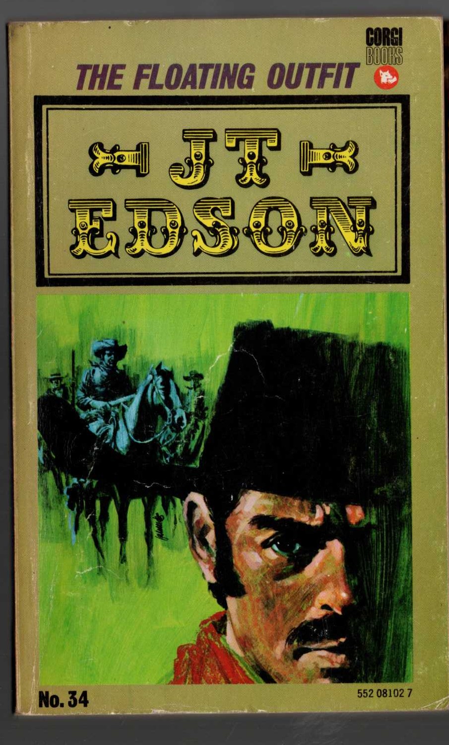 J.T. Edson  THE FLOATING OUTFIT front book cover image