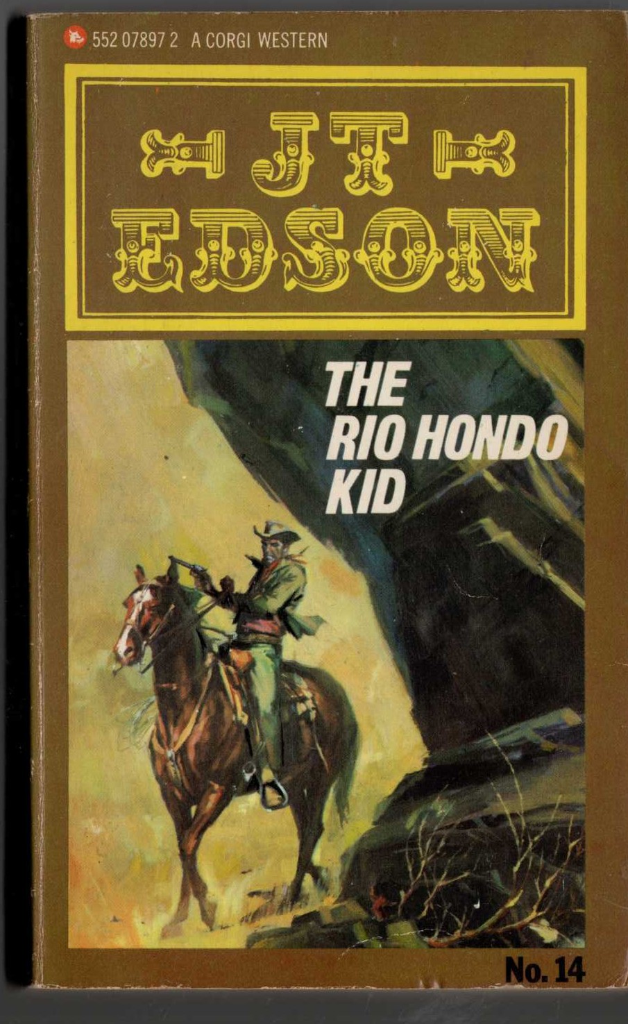 J.T. Edson  THE RIO HONDO KID front book cover image