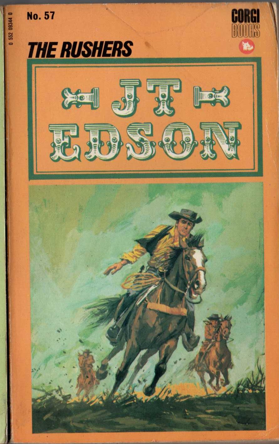 J.T. Edson  THE RUSHERS front book cover image