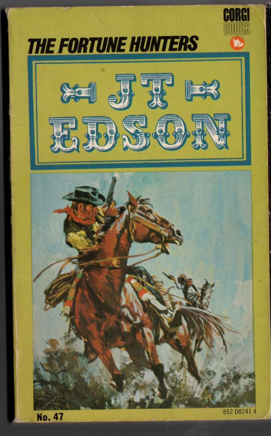 J.T. Edson  THE FORTUNE HUNTERS front book cover image