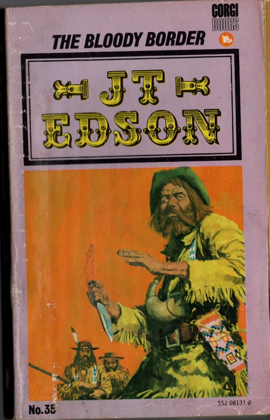 J.T. Edson  THE BLOODY BORDER front book cover image