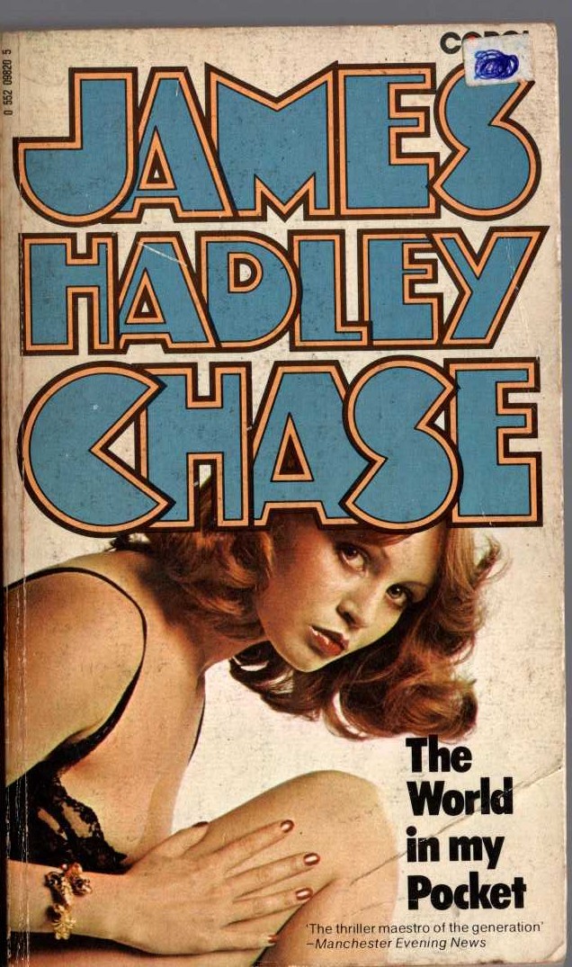James Hadley Chase  THE WORLD IN MY POCKET front book cover image
