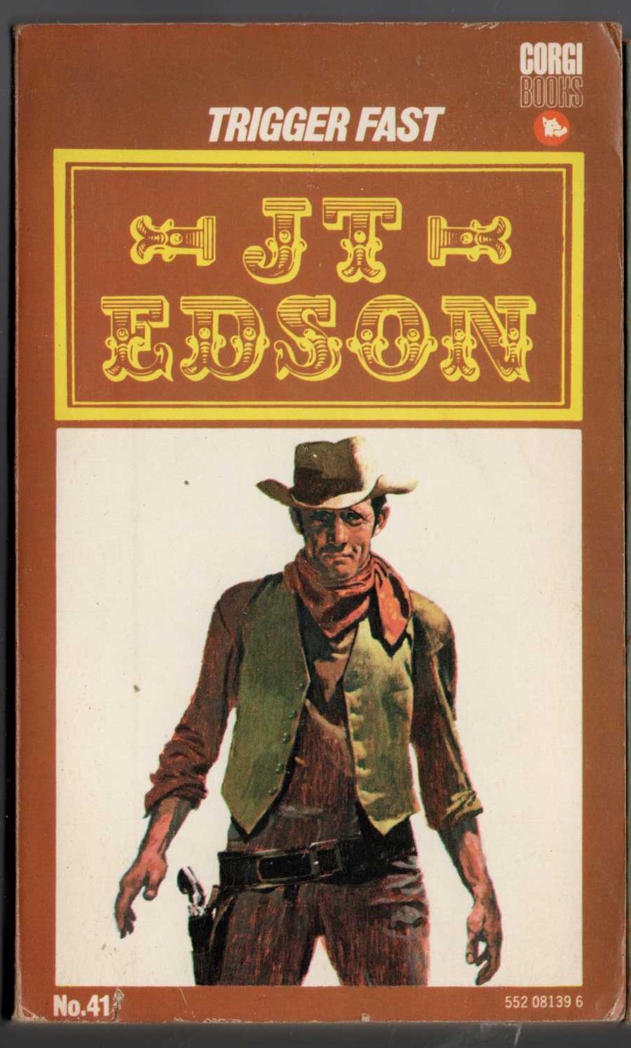 J.T. Edson  TRIGGER FAST front book cover image