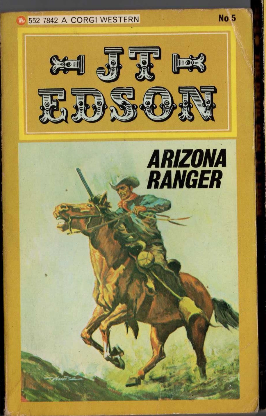 J.T. Edson  ARIZONA RANGER front book cover image