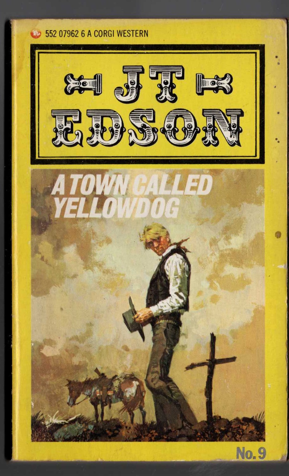 J.T. Edson  A TOWN CALLED YELLOWDOG front book cover image