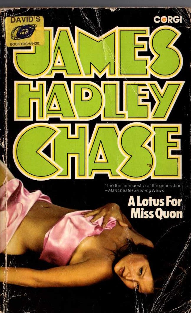 James Hadley Chase  A LOTUS FOR MISS QUON front book cover image