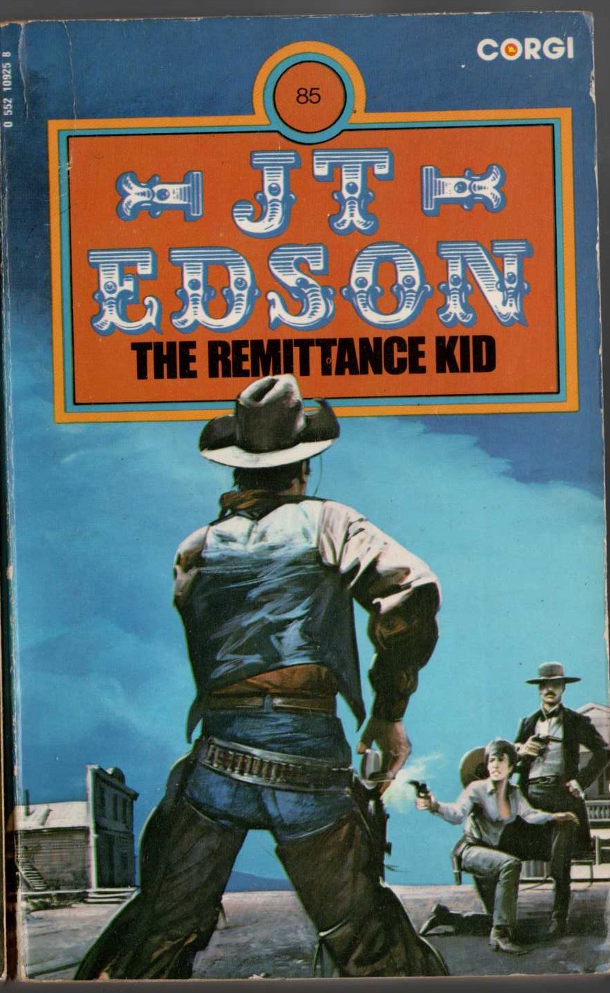 J.T. Edson  THE REMITTANCE KID front book cover image