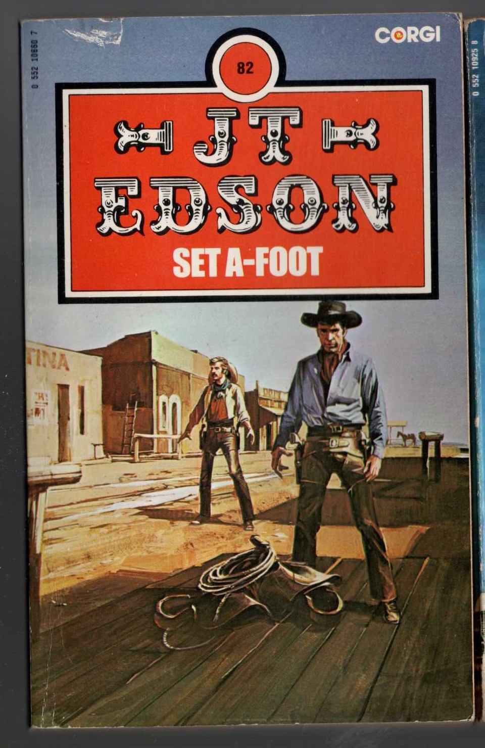 J.T. Edson  SET A-FOOT front book cover image