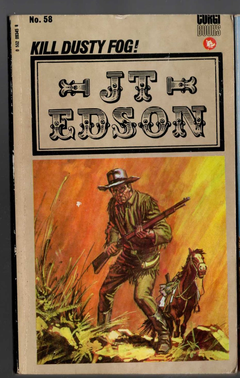 J.T. Edson  KILL DUSTY FOG! front book cover image