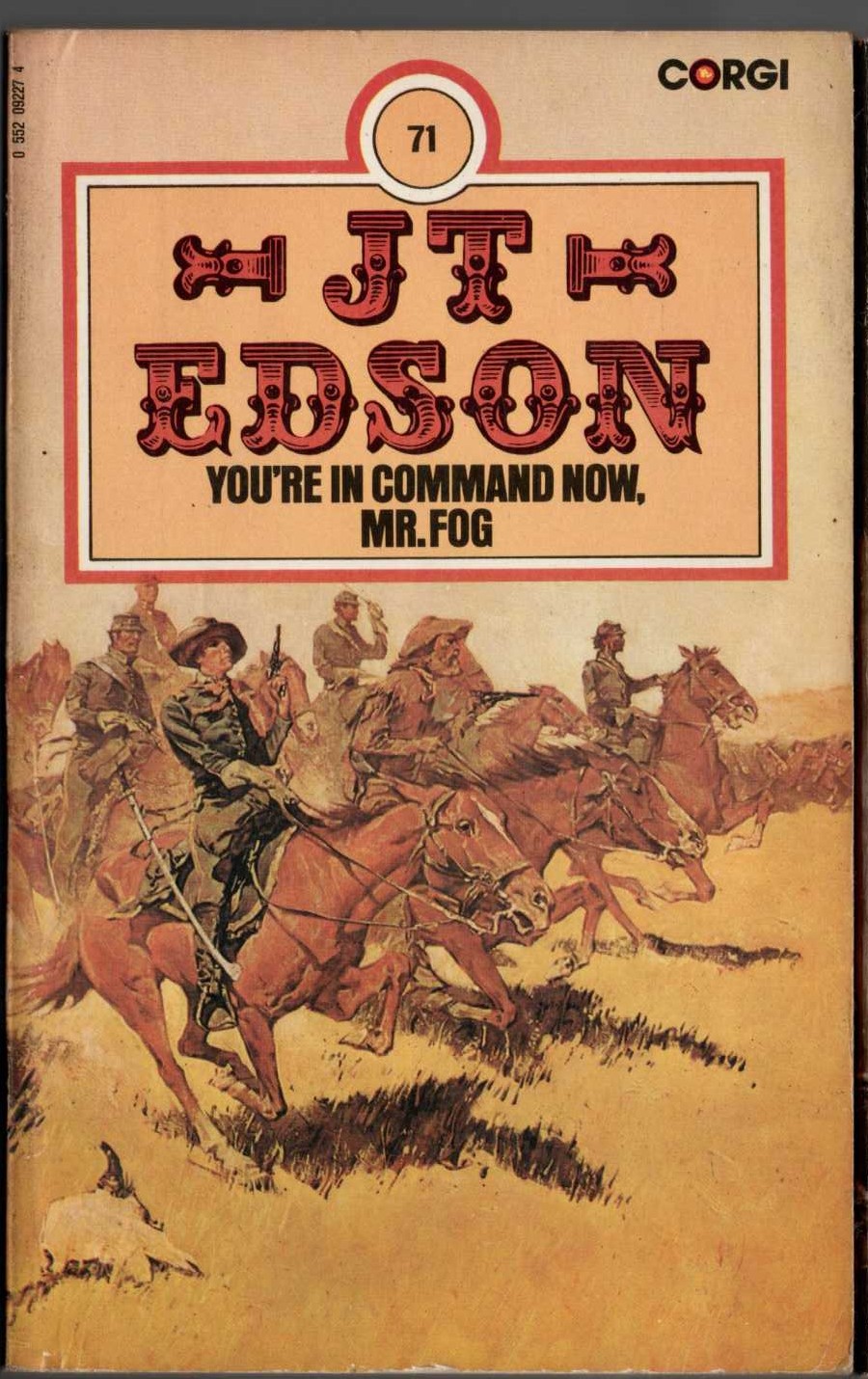 J.T. Edson  YOU'RE IN COMMAND NOW, MR.FOG front book cover image