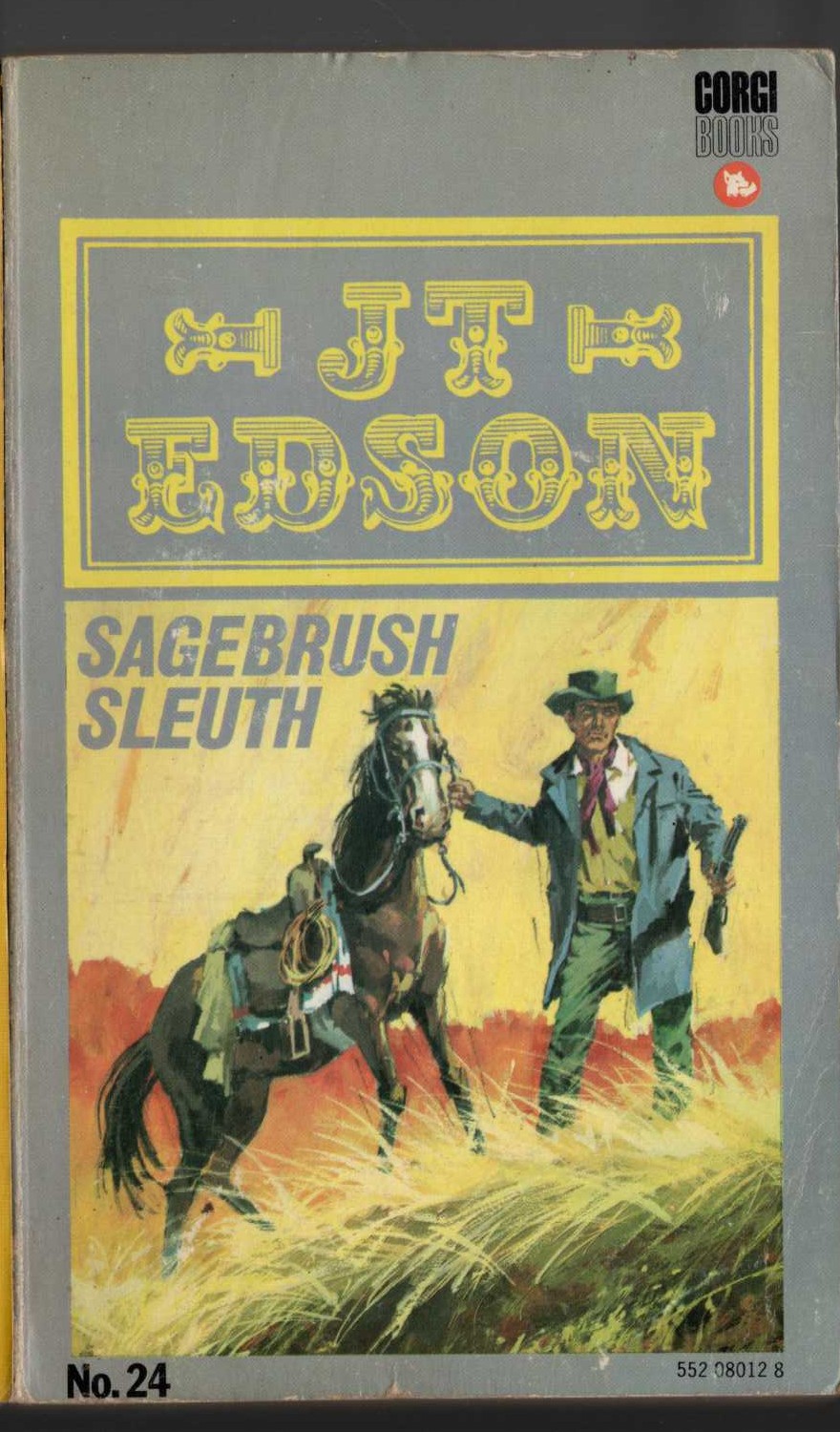 J.T. Edson  SAGEBRUSH SLEUTH front book cover image