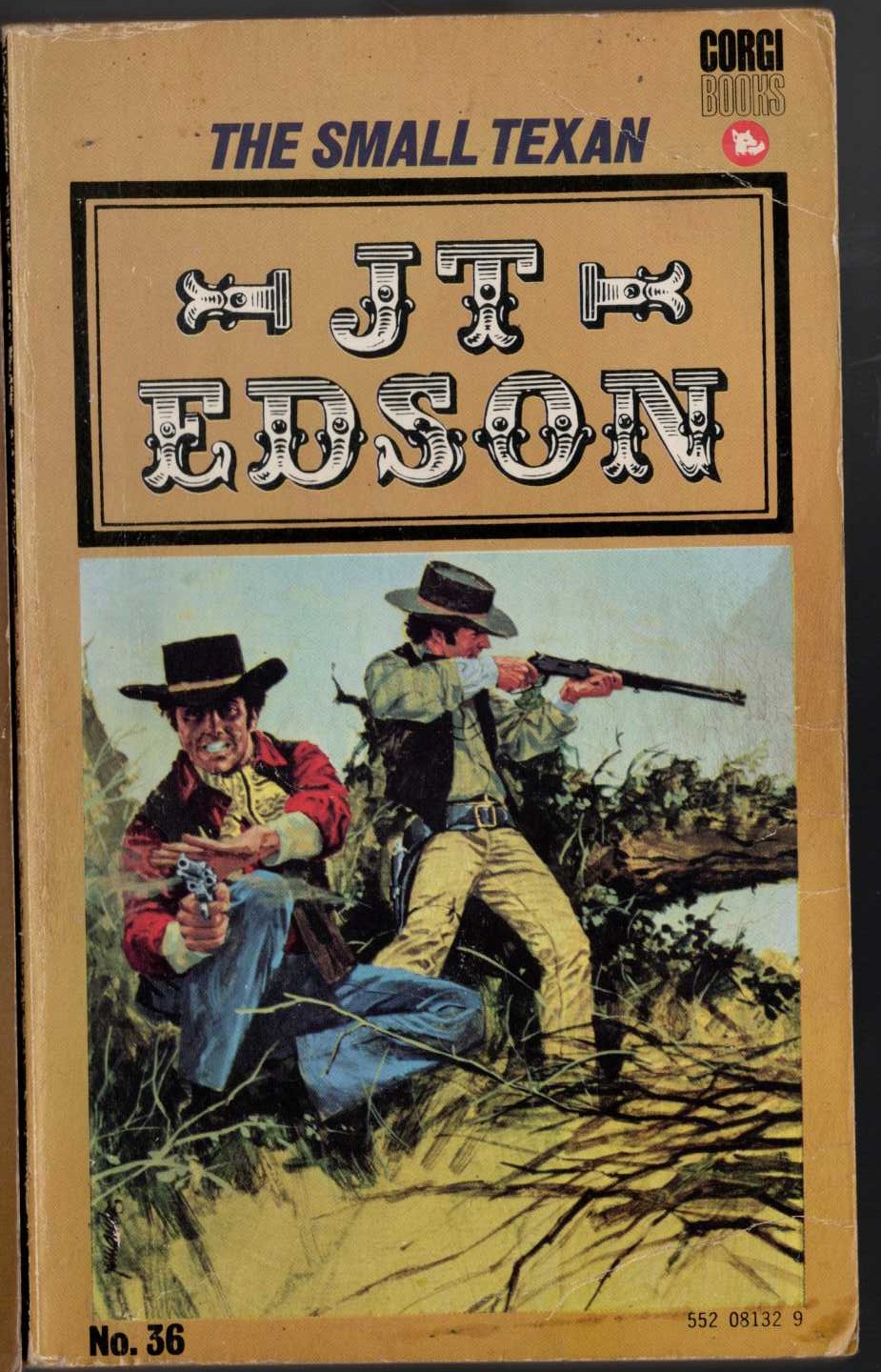 J.T. Edson  THE SMALL TEXAN front book cover image