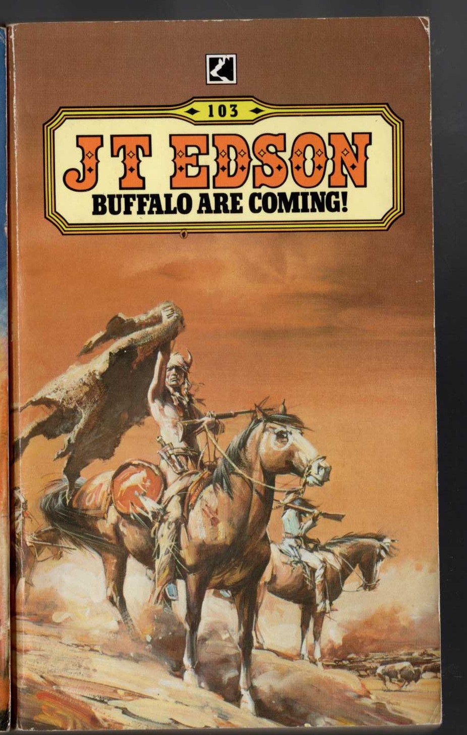 J.T. Edson  BUFFALO ARE COMING! front book cover image