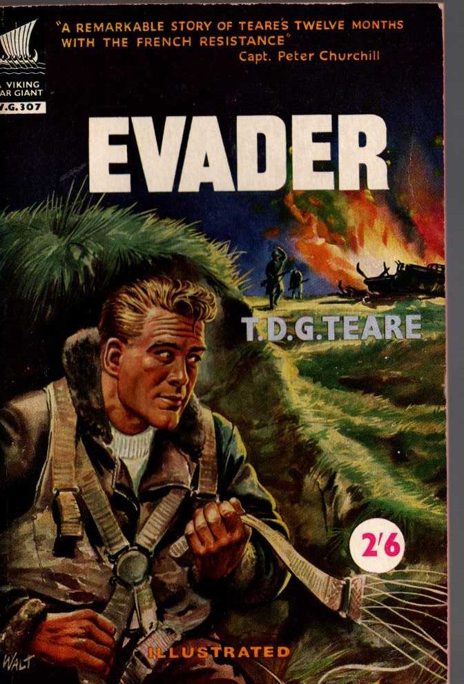 T.D.G. Teare  EVADER front book cover image