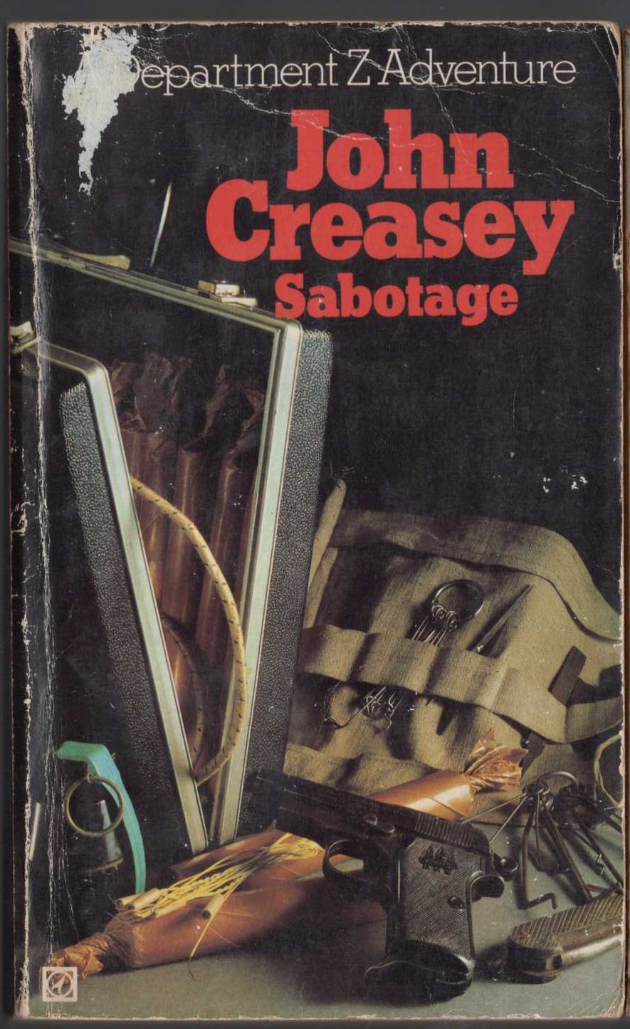 John Creasey  SABOTAGE (Department Z) front book cover image