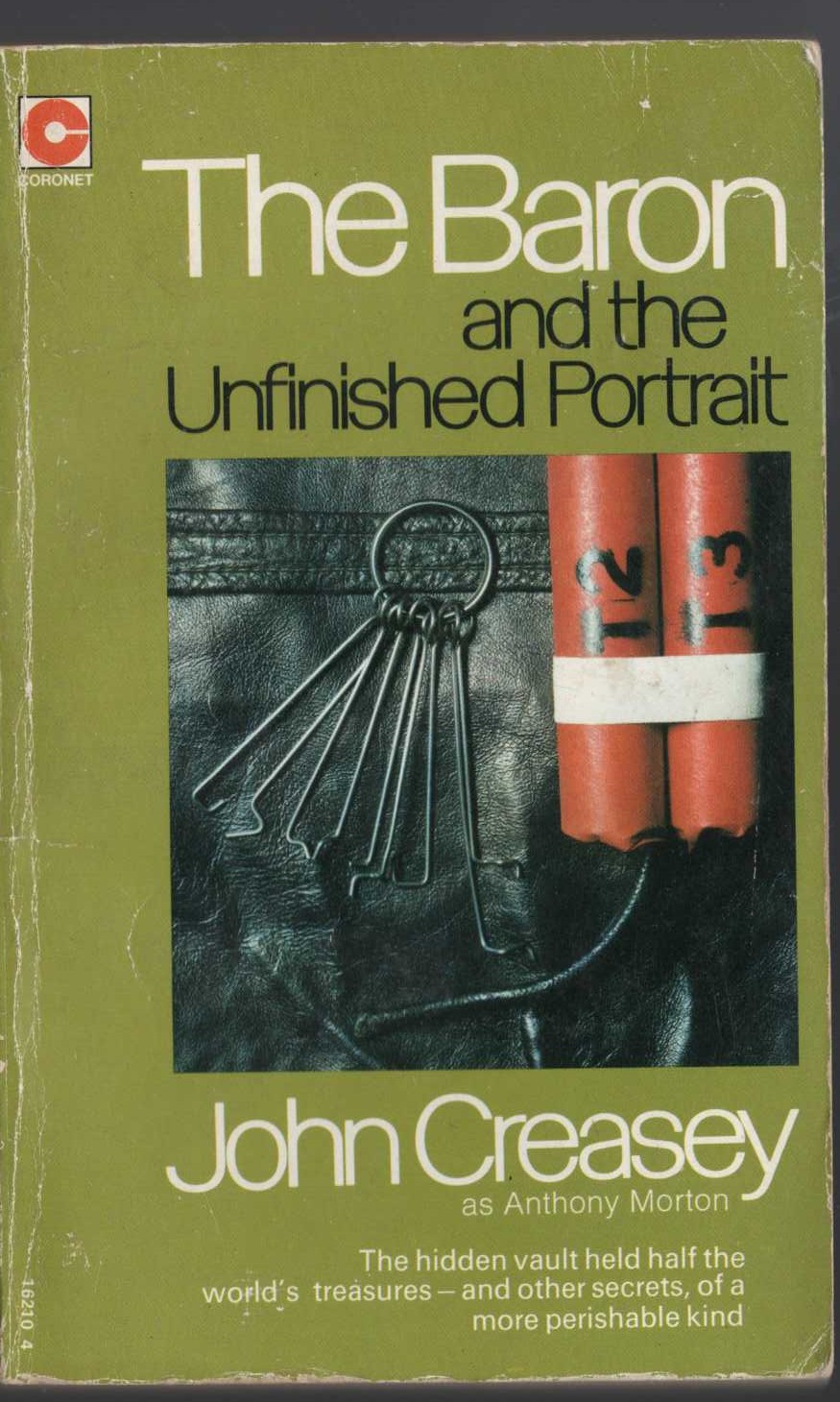 Anthony Morton  THE BARON AND THE UNFINISHED PORTRAIT front book cover image