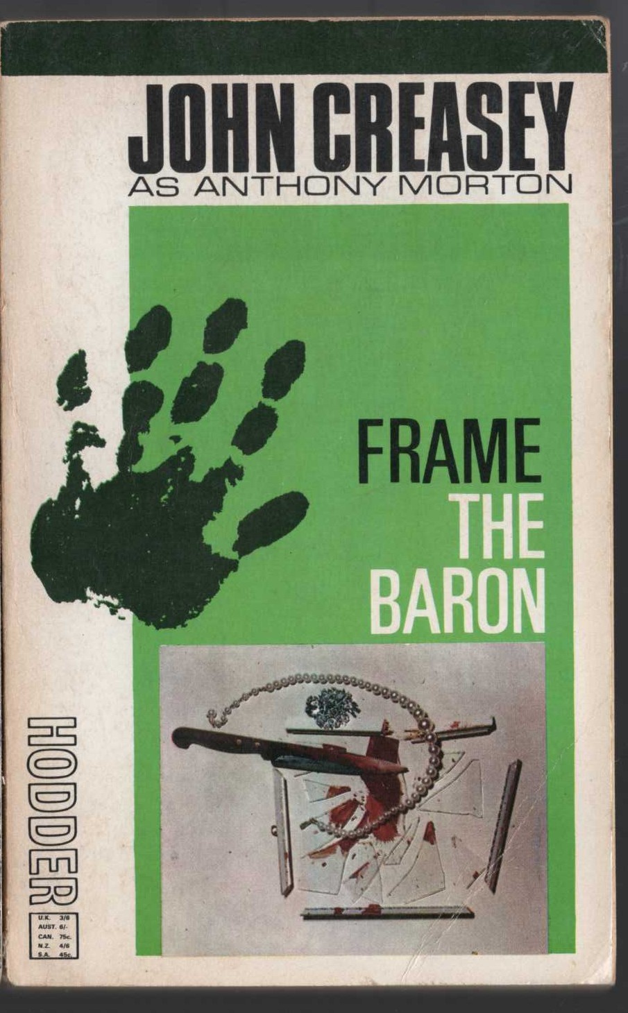 Anthony Morton  FRAME THE BARON front book cover image