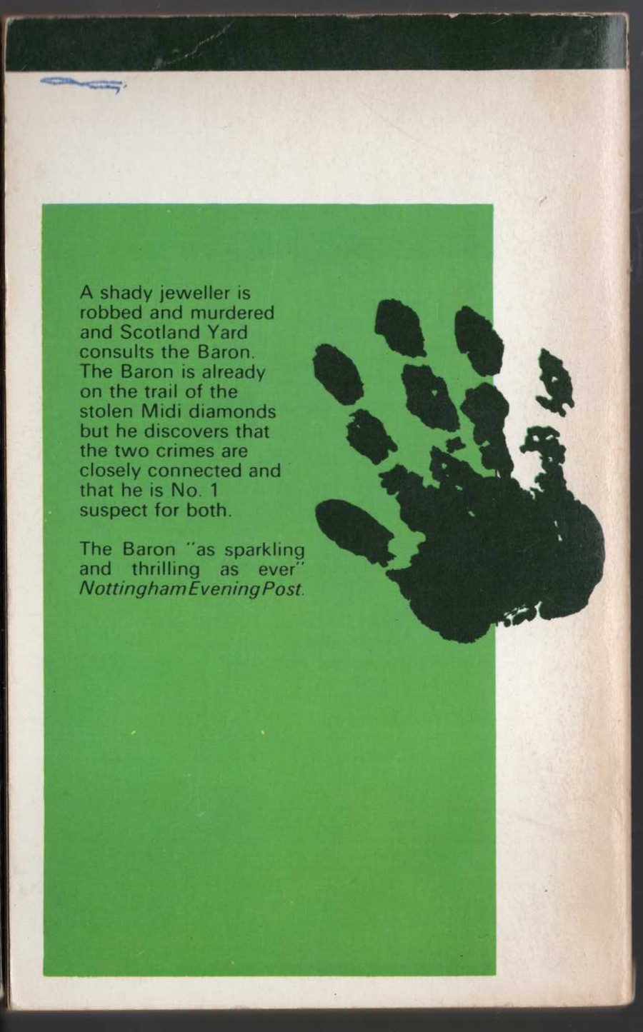 Anthony Morton  FRAME THE BARON magnified rear book cover image