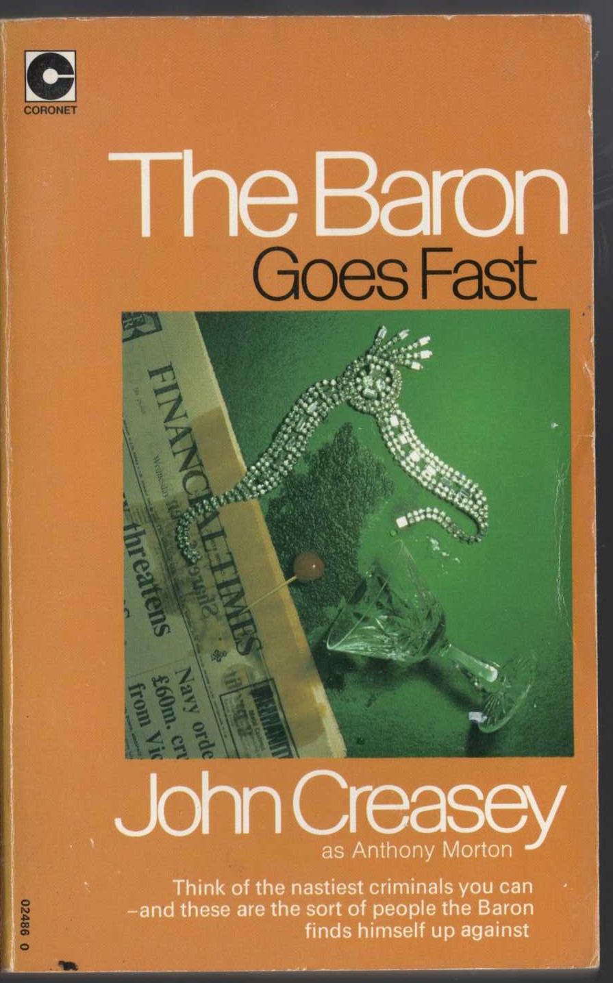 Anthony Morton  THE BARON GOES FAST front book cover image